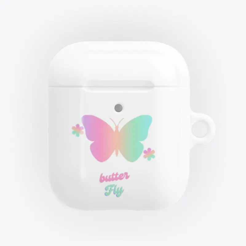 butterfly Airpods case  1/2